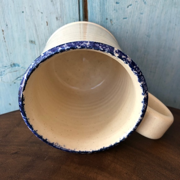 Artisan hand-made and painted patriotic coffee mug - Picture 2 of 3